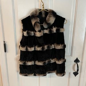 Rabbit and Mink Vest